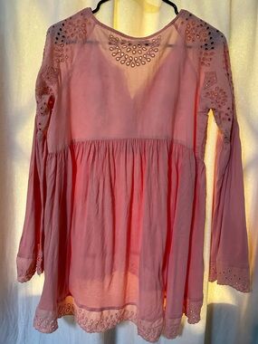Free people Sea of love Tunic in Peach